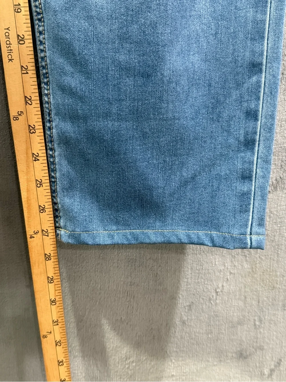 5.11 Tactical Jeans Mens 36 Defender Flex Regular‎ Blue Denim Hemmed Inseam